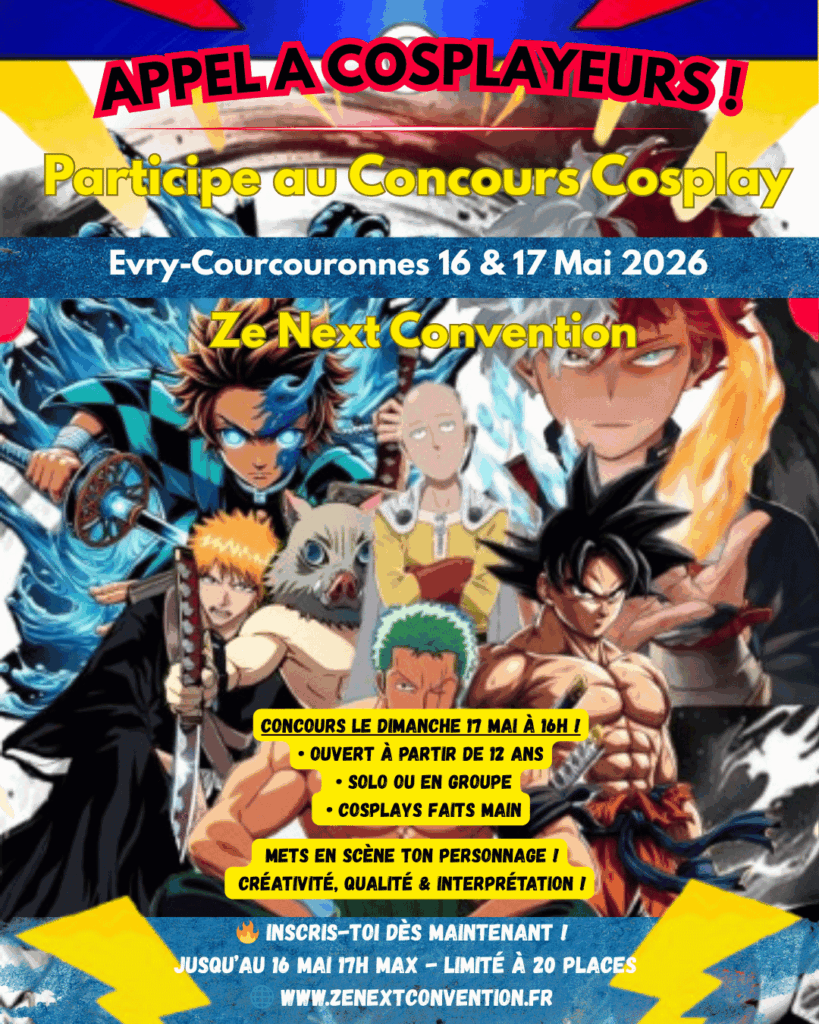 REGLEMENT CONCOURS COSPLAY znc